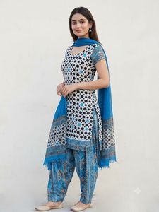 Stylish Printed Kurta Set with Dupatta