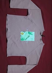 Cute Graphic Print Long Sleeve Top