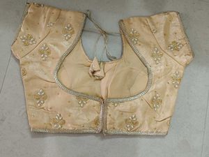 Readymade Beige Embroidered Blouse