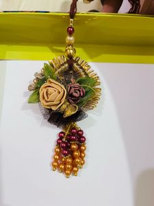 Floral Accessory lumba for rakhi set if 2
