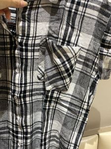 Black and White Checkered Shirt