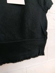 Chic Black Cropped Bolero Shrug