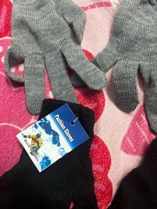 Gloves - Black &amp; Gray
