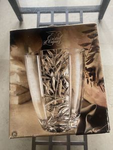 Cristal d'Arques vase