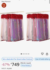 Saree Organizer Bags (Set of 12)