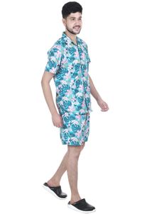Men Floral Printed Co-ord Set