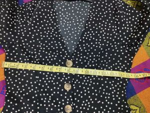 Cute Polka Dot Midi Dress