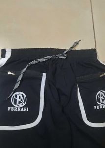 mens Black track pant (new)