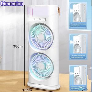 Dual Fan Tower Air Conditioner with Remote