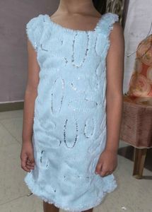 Baby Blue Sparkly Dress
