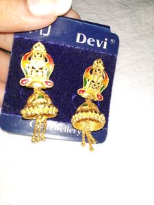 Artificial Jhumka With Sadi Pins