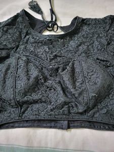 Elegant Black Lace Blouse