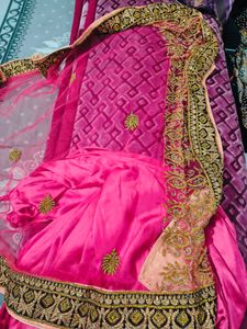 Full Stone work Velvet Lehenga Choli