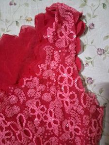 Y2K Pink Sequined Top