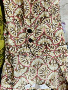 Patterned Brown Top