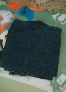 Blue Wide Leg Denim Jeans