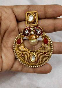 Kundan Gold Design Earring