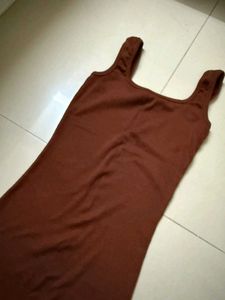 Brown Tank Dress