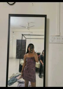Chic Tweed Mini Dress