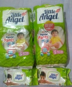 Little Angel Baby Diapers & Wipes Bundle