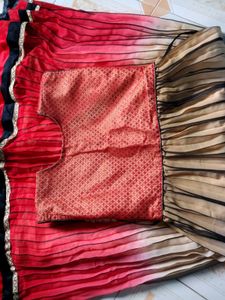 Red & Gold Indian Outfit