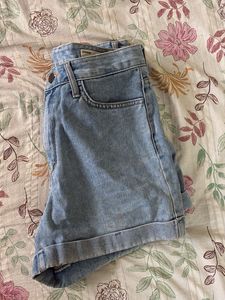Light Wash Denim Shorts