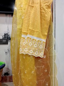 Yellow Anarkali Suit