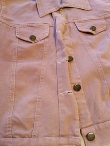 Pink Denim Jacket