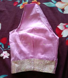 Silver Border Saree With Blouse