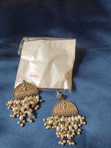 Designer Dangle Earrings with Pearls