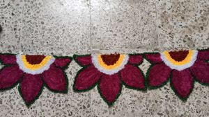 Flower Rangoli Mat