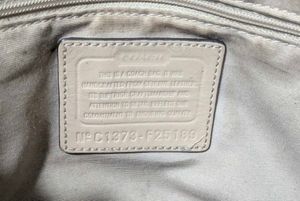 Coach Signature Monogram Tote Bag original