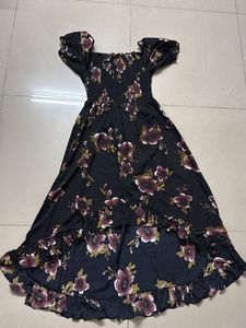 Floral Off-Shoulder Maxi Dress