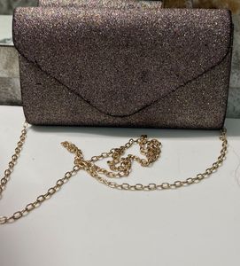 New Party Multicoloured Shimmery Clutch/slingbag