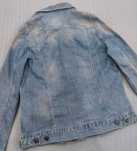 All Saints Faded Denim Jacket