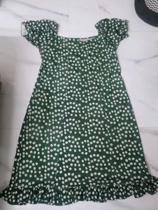 Green Floral Dress