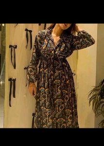 Bohemian Print Maxi Dress