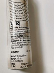 Artist's Fixative Spray