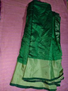 Emerald Green Silk Saree