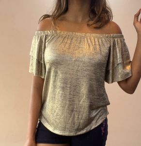 Clearance!! Copper Of Shoulder Party Top - New Wit