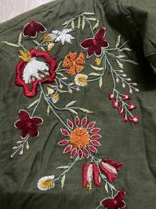Very cute Crop Top Or jacket Depends How You Wanna Style It