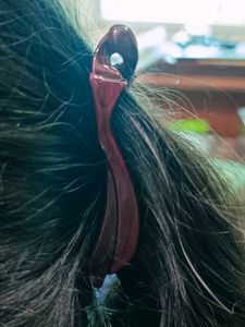 Elegant Wooden print Hair Pin