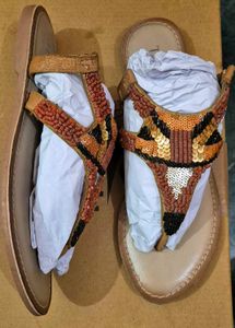 Branded women Beaded Fox Design Sandal in siz