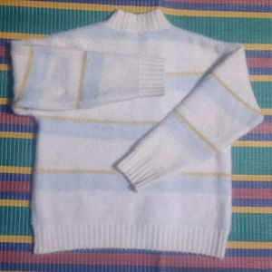 Striped Knit Pullover