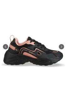Stylish Black Sneakers duke running shoes