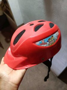 Kids Red Bike Helmet