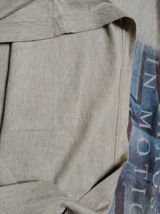 Nude Graphic Print Long Sleeve T-Shirt
