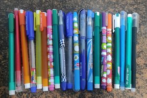 20 Gel Pens(Without Refill)