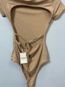 Urbanic Backless Bodysuit Tie Up Detail