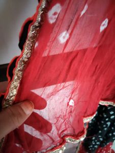 Bohemian Bandhani &amp; Embroidered Dupatta Set